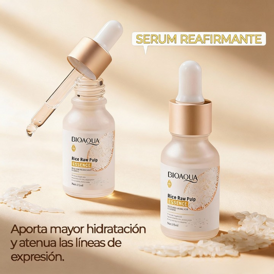 RiceGlow™ – Serum Facial de Arroz con Ácido Hialurónico